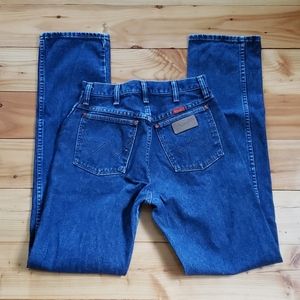 Wrangler jeans cowboy cut 14MWZDD 7 x 34 mom jeans